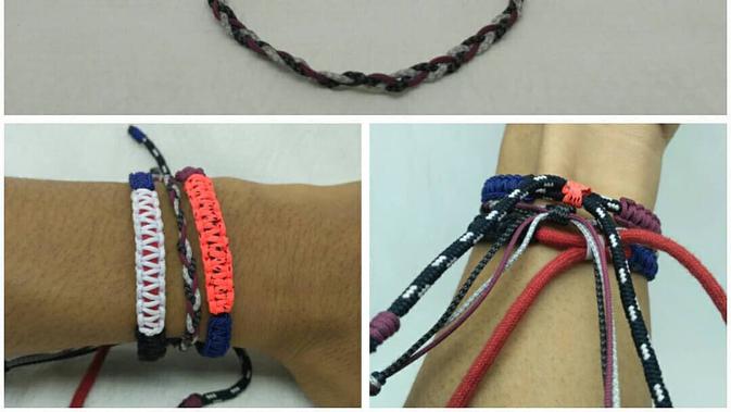 Gelang tali warna-warni (Sumber: Instagram/rl_outdoor)
