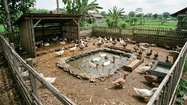 Ternak di lahan 4x5 meter (Foto: Gemini AI)