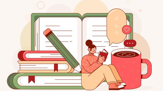 Ilustrasi menulis gagasan utama