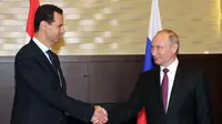 Sambangi Putin, Presiden Assad Lakukan Lawatan Mengejutkan ke Rusia