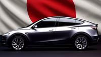 Tesla mencatat penjualan 6.590 unit sepanjang Januari–Agustus 2025, naik 87 persen dan hampir menyamai Nissan Leaf yang jadi penguasa pasar mobil listrik Jepang (Tesla)