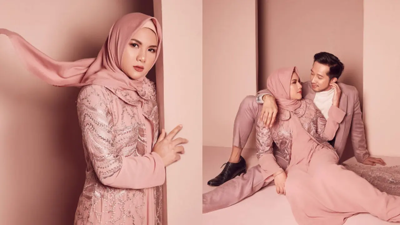 Gaya Pemotretan Evelin Nada Anjani dan Rulyabii, Tampil Makin Mesra