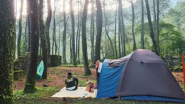 Gunung Puntang di Bandung, Jawa Barat.