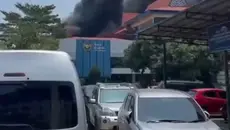 Gedung Bea Cukai Batam Kebakaran