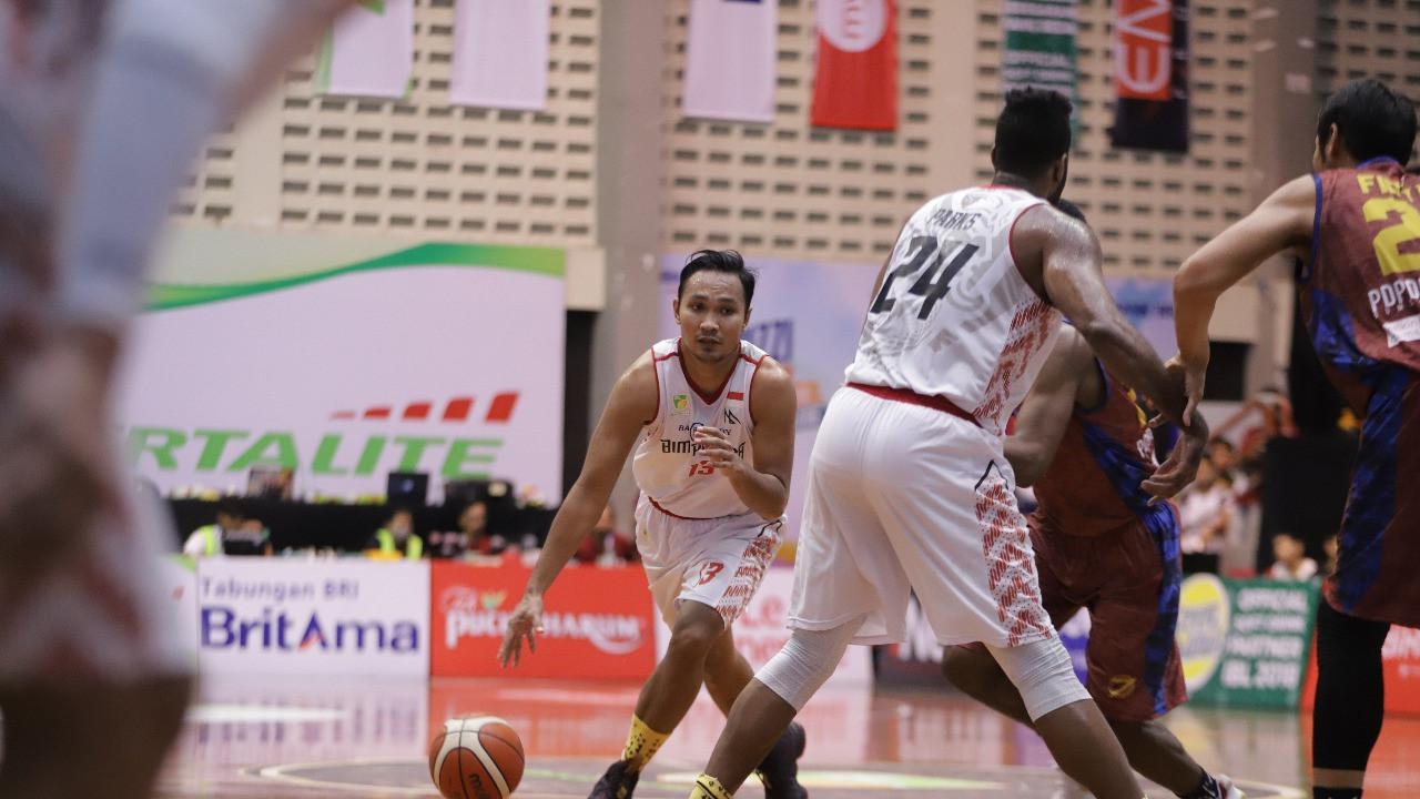 Aksi Pemain Bima Perkasa Jogja