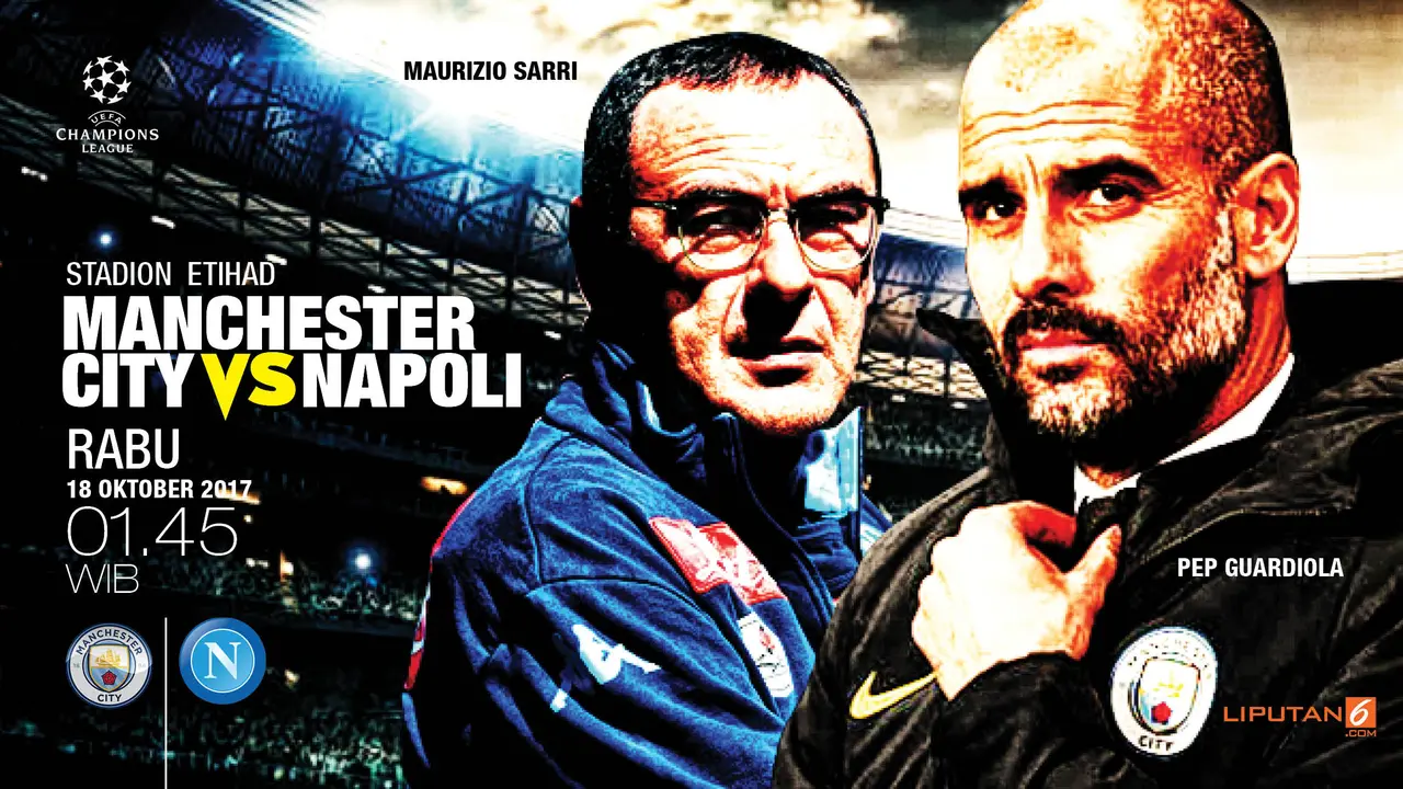 Prediksi Manchester City vs Napoli