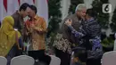 Gubernur Jawa Tengah, Ganjar Pranowo menghadiri  peringatan Hari Anti Korupsi Dunia (Hakordia) 2019 di Gedung Penunjang KPK, Jakarta, Senin (9/12/2019). KPK kembali menggelar Hari Antikorupsi Sedunia yang jatuh setiap 9 Desember. (Liputan6.com/Faizal Fanani)
