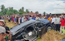 Fortuner Tertabrak Kereta Api di Sumut, 2 Anak Tewas