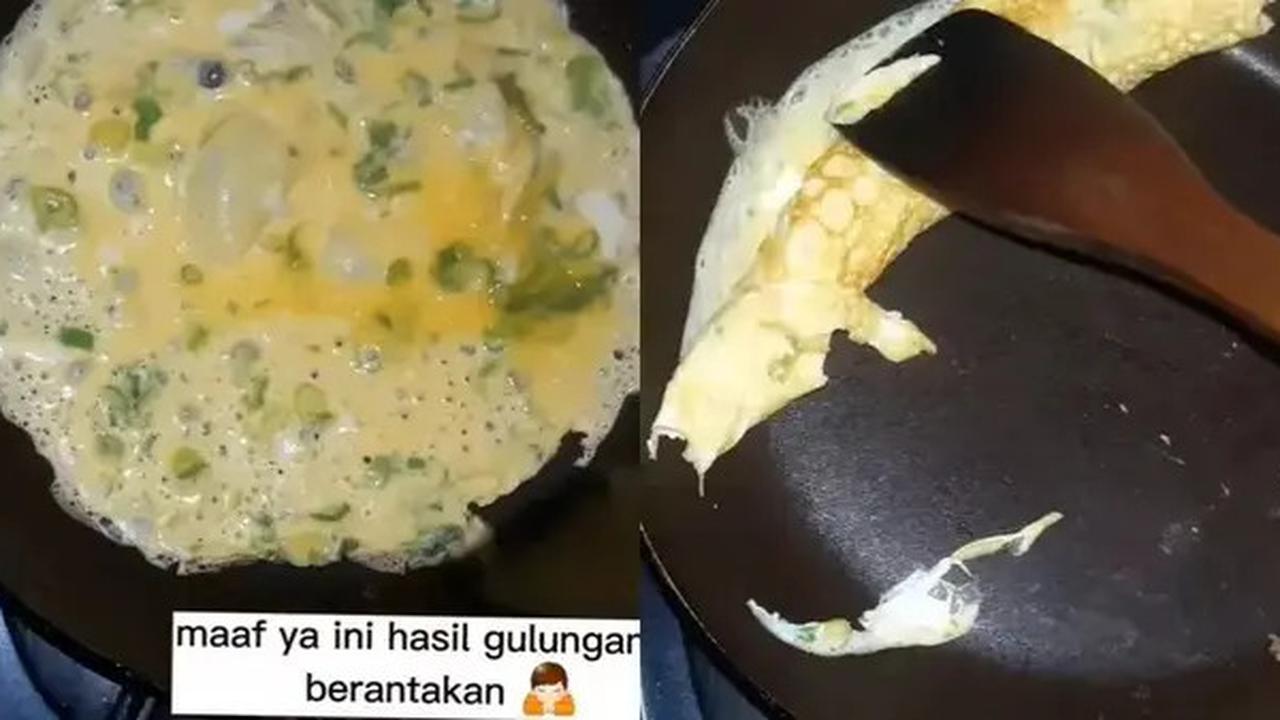 Cara Menggoreng Telur Dadar dengan Tebal dan Tidak Banyak Menyerap Minyak, Mudah Banget