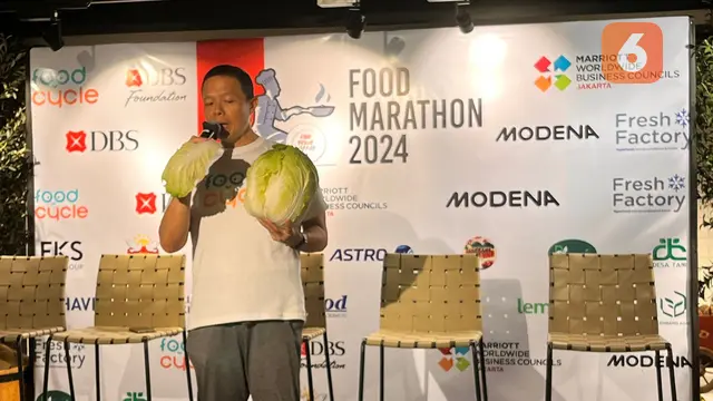 Co-founder FoodCycle Indonesia, Herman Andryanto saat konferensi pers di kawasan Jakarta Selatan, Rabu, 9 Oktober 2024.