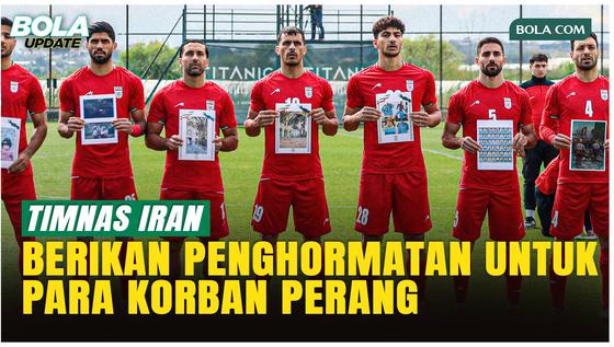 Momen Haru Timnas Iran! Tribute Korban Perang Jelang Piala Dunia 2026