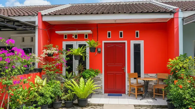 Hindari Warna Merah untuk Cat Teras dan Pintu Depan, Ini Alasan dan Dampaknya