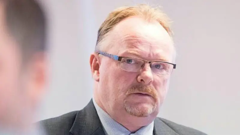 Menteri Perikanan Norwegia Per Sandberg. (AFP)