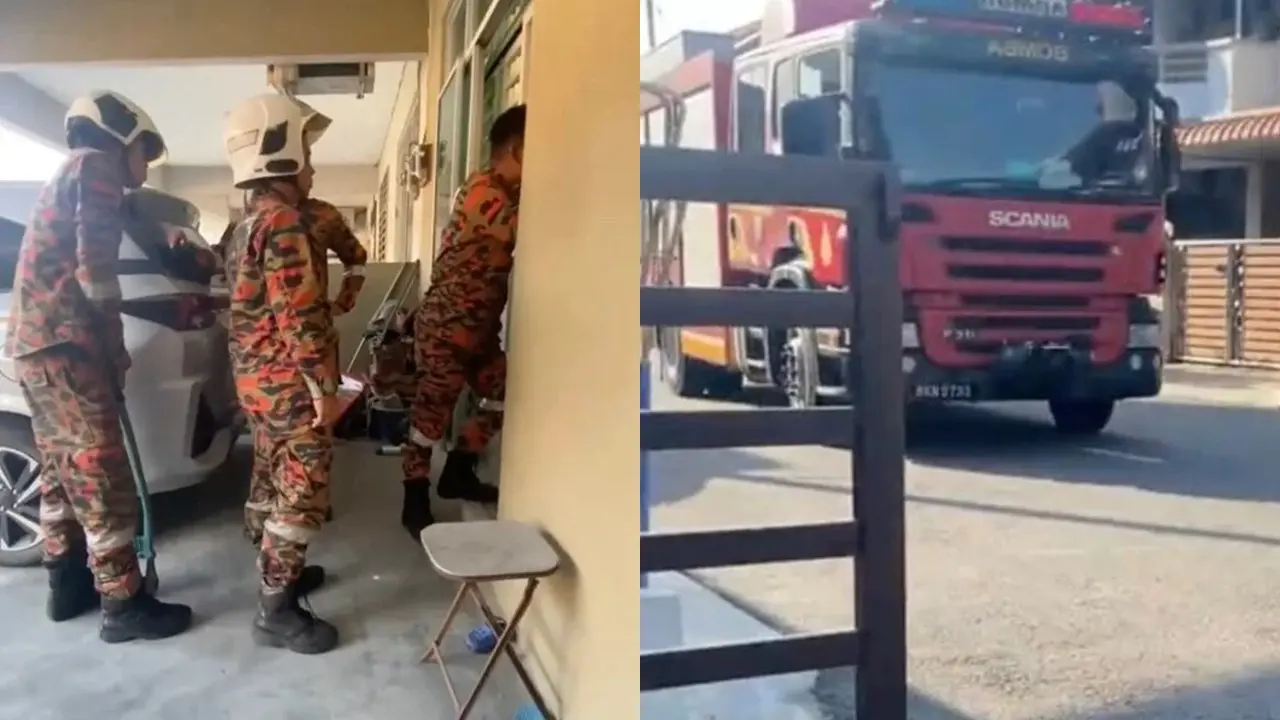 Wanita Panggil Damkar Saat Tak Bisa Masuk Rumah
