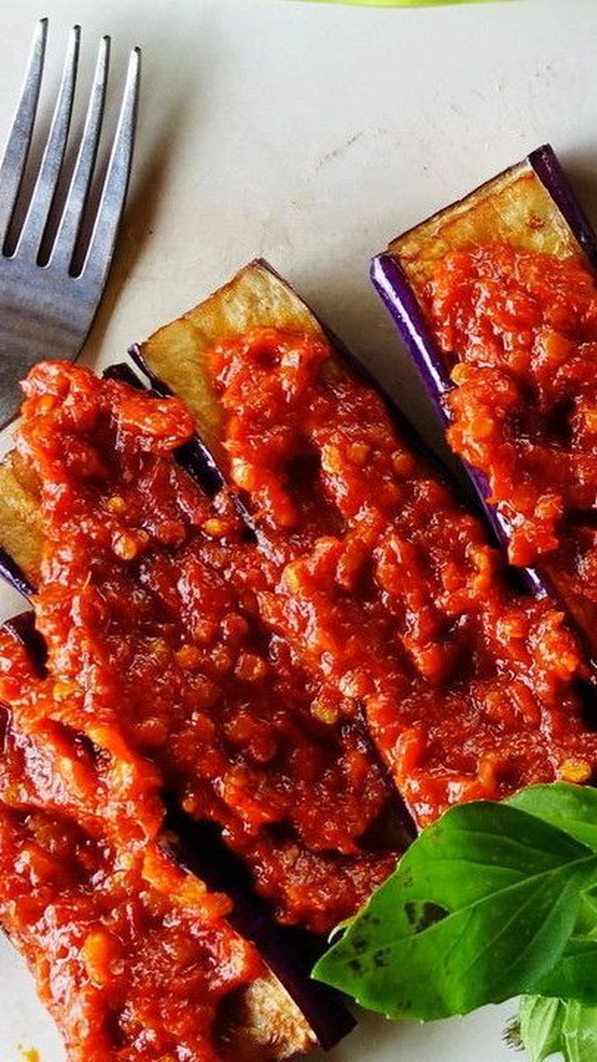 Terong Rebus Sambal Balado