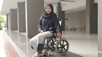 Laninka Siamiyono beauty vlogger disabilitas, Jakarta Barat, Jumat (3/1/2020).