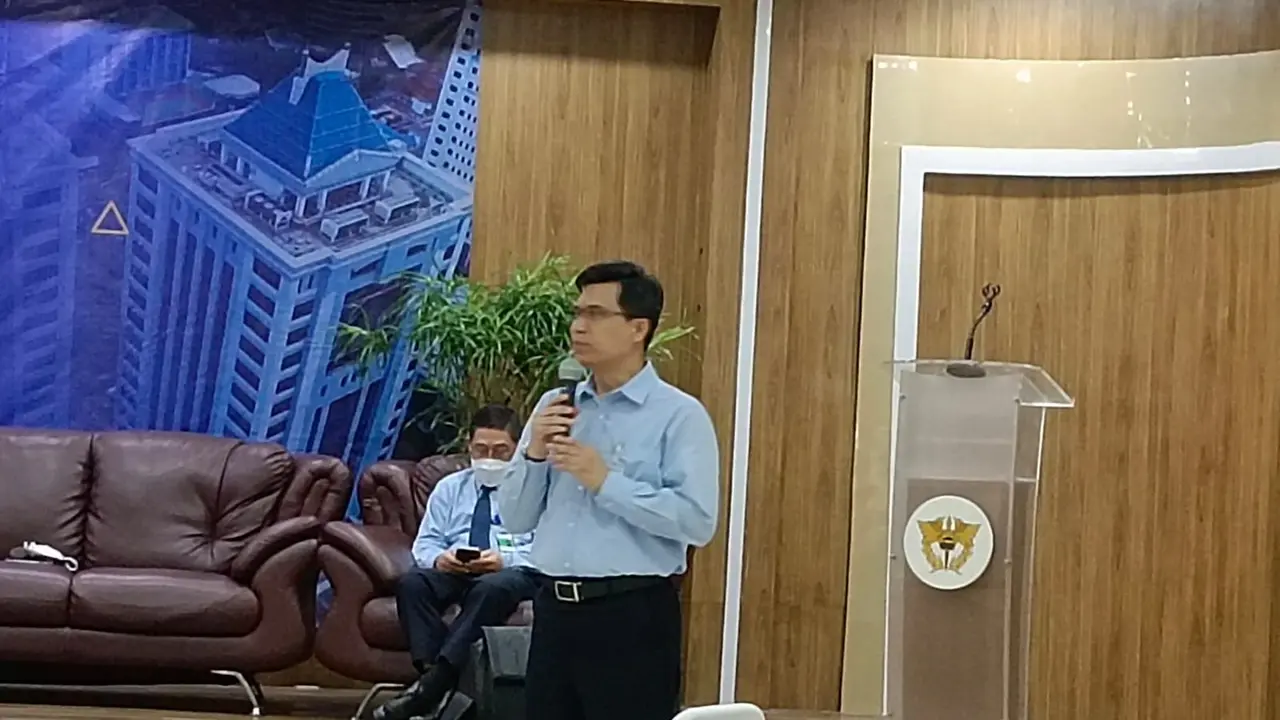 Direktur Fasilitas Kepabeanan Direktorat Jenderal Bea Cukai (DJBC) Kementerian Keuangan (Kemenkeu) Untung Basuki. (Siti Ayu Rachma/Merdeka.com)
