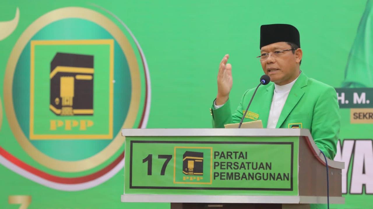 Plt Ketum PPP Muhamad Mardiono Membuka Musyawarah Kerja Wilayah (Mukerwil) 1 DPW Aceh