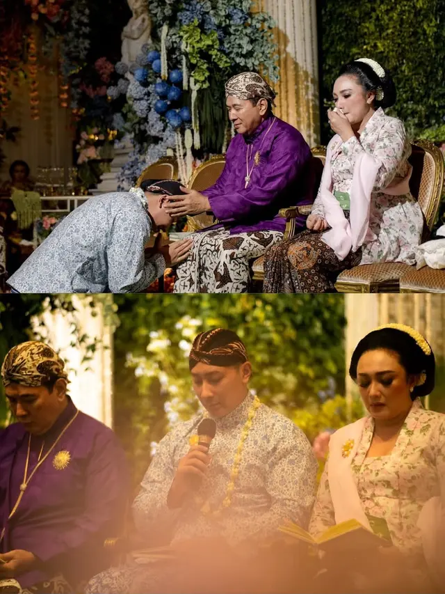 Momen Siraman-Sungkeman Darma Mangkuluhur Jelang Pernikahannya dengan Patricia Schuldtz