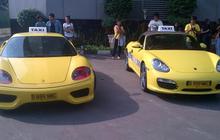 Taksi Ferrari dan Porshe ternyata untuk iklan Bank Mandiri 