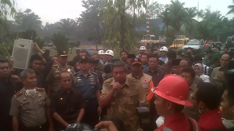 SBY tinjau penanggulangan kabut asap Riau