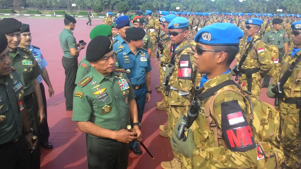 Panglima TNI lepas pasukan perdamaian dunia ke Lebanon