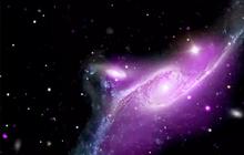 NASA Temukan Galaksi Baru Berbentuk Burung Merak dengan Cahaya Berwarna Ungu, Ini Wujudnya