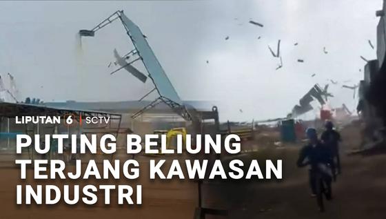 Puting Beliung Terjang Kawasan Industri