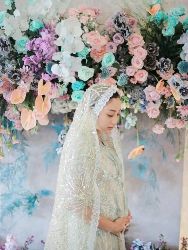 Tak Dihadiri Nikita Willy, Ini 6 Momen Pengajian 4 Bulan Kehamilan Winona Willy
