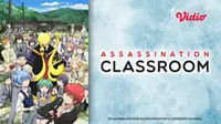 Nonton anime Assassination Classroom episode lengkap di aplikasi Vidio. (Dok. Vidio)