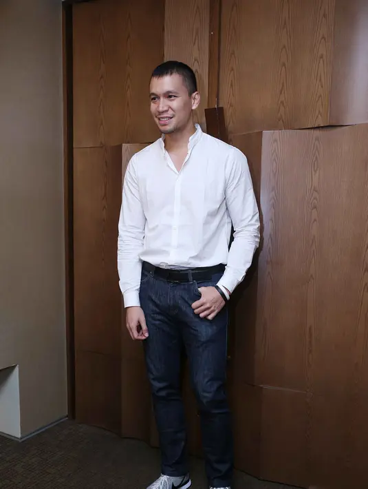 Lelaki yang biasa dipanggil Sammy itu sedikit mengaku kesulitan untuk perannya lantaran minimnya waktu. Ia tidak banyak melakukan riset. (Nurwahyunan/Bintang.com)