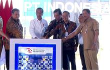 Jokowi Semringah, Pabrik Anoda Baterai Litium di KEK Kendal Dibangun Cuma 10 Bulan