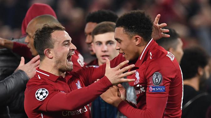 Liverpool akan menghadapi Atletico Madrid (AFP/Paul Ellis)
