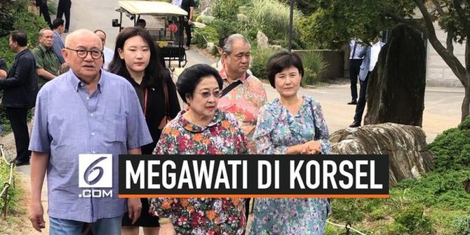 VIDEO: Megawati Kunjungi Taman yang Digunakan untuk Syuting Drama Korea