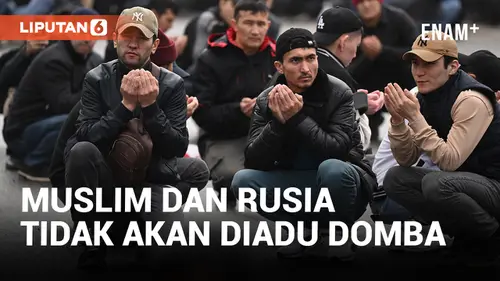 VIDEO: Umat Muslim di Moskow Rayakan Idul Fitri dengan Doa Bersama