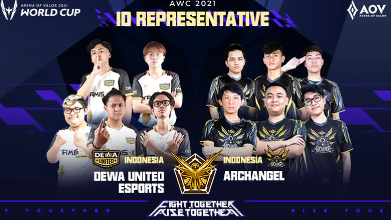 Archangel dan Dewa United Esports. Dok: Garena