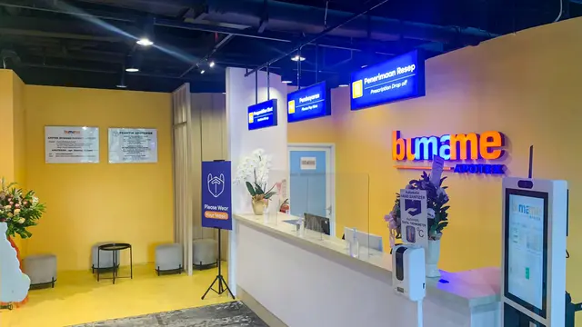 Bumame Farmasi meluncurkan unit bisnis baru yaitu Bumame Apotek. Apotek ini berbasis teknologi yang dilengkapi dengan inovasi Digital Kiosk. (Dok Bumame)