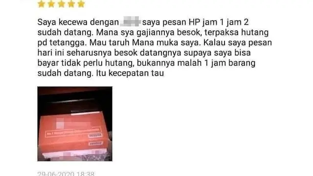 6 Ulasan Pembeli Bilang Kecewa Setelah Belanja di Online Shop Ini Bikin Geleng Kepala