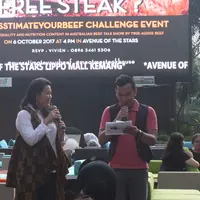 Suasana press conference Meat Me, Guesstimate Your Beef Challenge | Photo by Karla Farhana/Bintang.com