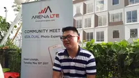 Country Manager Coolpad Indonesia Kim Chen saat di acara Community Gathering Coolpad di Jakarta, Selasa (30/5/2017). Liputan6.com/ Agustinus Mario Damar