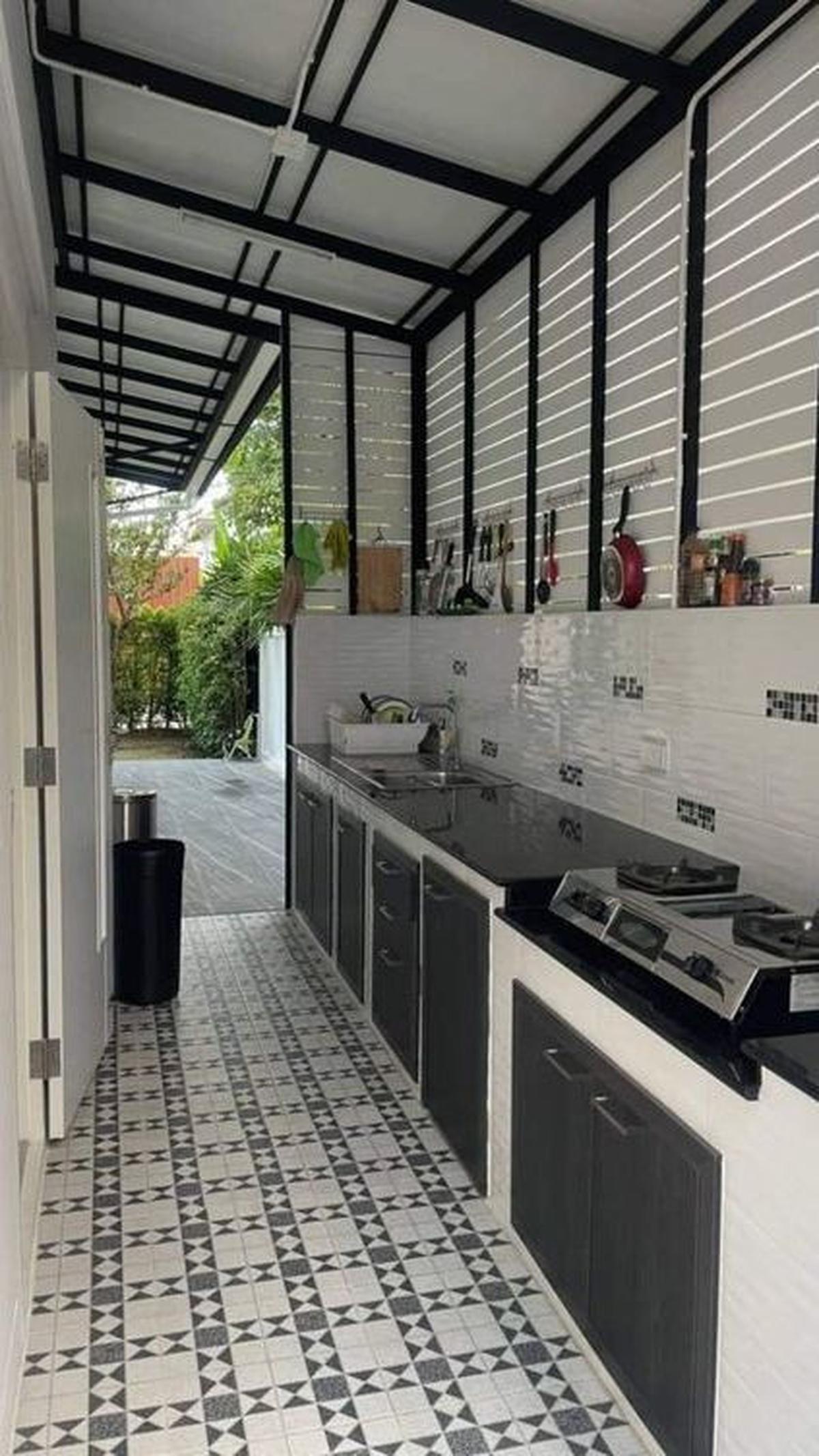 Dapur Low Budget Semi Outdoor