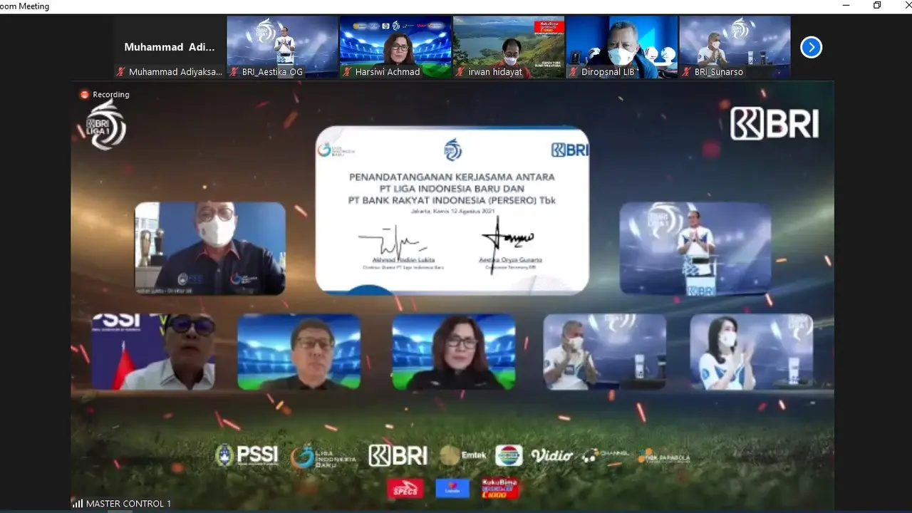 Launching BRI Liga 1 2021/2022.