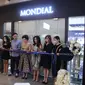 Peresmian butik ke-16 Mondial yang mengusung konsep terbaru “house of branded” di Mal Kelapa Gading 3 Jakarta, Jum’at (2/9/2022).
