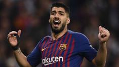 Luis Suarez pernah menjadi salah satu andalan lini serang Barcelona selain Messi. Suarez telah mencetak 195 gol dan 113 assist dari 283 laga untuk Blaugrana. Sayangnya ia harus dijual ke Atletico Madrid dengan harga murah, disinyalir karena kedatangan Ronald Koeman. (Foto: AFP/Oscar Del Pozo)