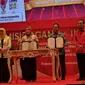 Gubernur Jatim Khofifah Indar Parawansa dalam acara Misi Dagang dan Investasi di Kota Makassar, Kamis (17/11/2022).