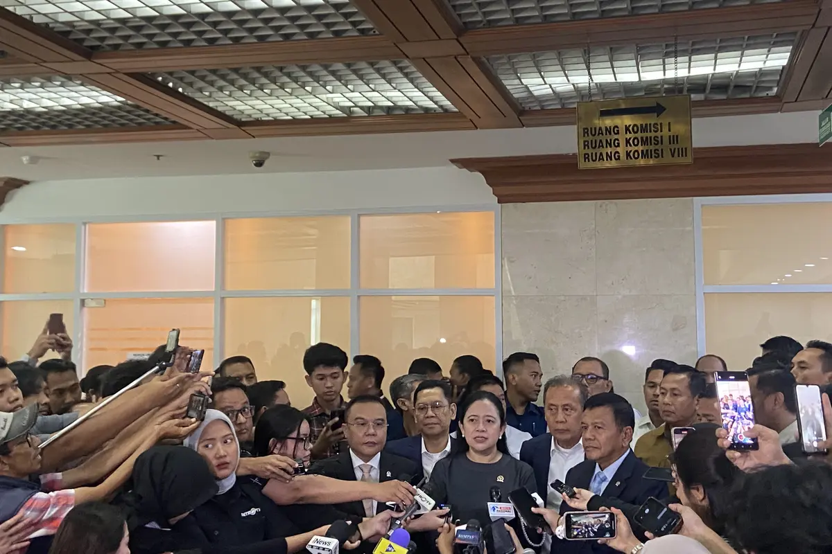 Ketua DPR RI Puan Maharani bersama para wakil pimpinan DPR RI merampungkan fit and proper test atau uji kelayakan dan kepatutan, terhadap calon Kepala Badan Intelijen Negara (BIN) Muhammad Herindra.