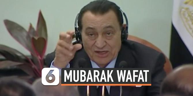 VIDEO: Mantan Presiden Mesir Husni Mubarak Tutup Usia