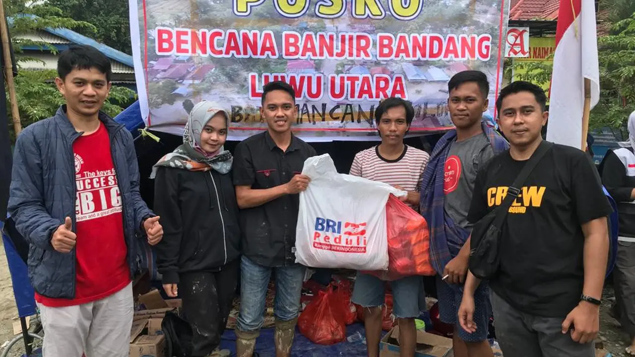 Bantu Korban Banjir Bandang Masamba, BRI Buka Posko Tanggap Darurat