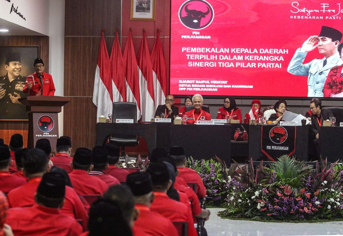 Megawati beri pembekalan kepala daerah PDIP