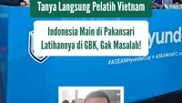 Tanya langsung pelatih Vietnam, Kim Sang-sik, Apa komentarnya tentang skuat Timnas Indonesia?